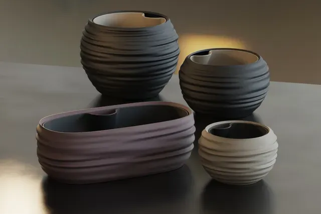 Japandi Wabi-Sabi Self-Watering Planters / Pot — Фото 2 из 17