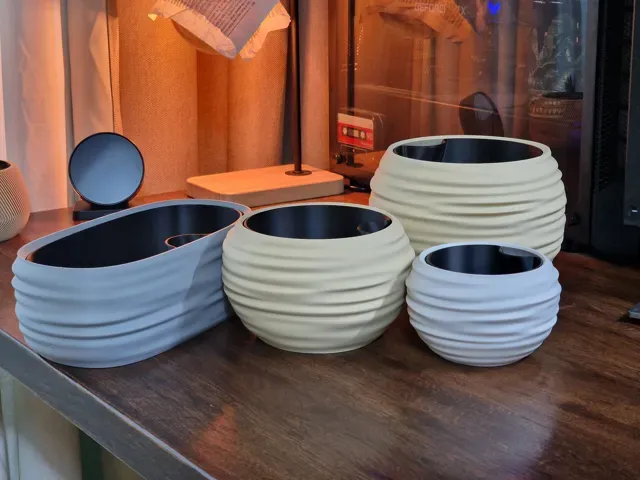 Japandi Wabi-Sabi Self-Watering Planters / Pot — Фото 8 из 17