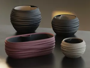 Japandi Wabi-Sabi Self-Watering Planters / Pot
