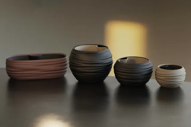 Japandi Wabi-Sabi Self-Watering Planters / Pot — Фото 3 из 17