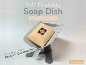 Self Draining Soap Dish