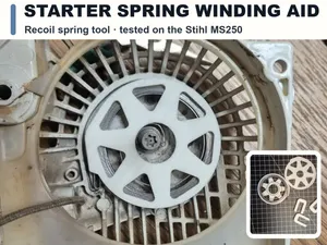 Starter Spring Winding Aid ABS Stihl MS250 tested