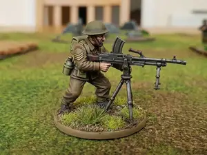 WW2 Soldier Tabletop Wargame - British Gunner