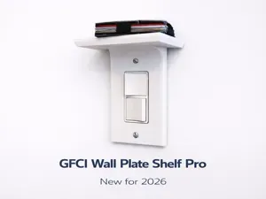 GFCI Wall Plate Shelf Pro (New for 2026)