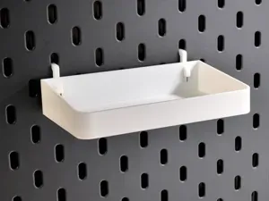 宜家洞洞板(IKEA SKADIS 斯考迪斯)配件-收纳盒1-免支撑，承重好。