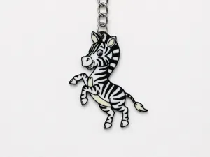 Zebra Keychain