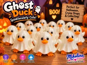 Cute Ghost Duck – Halloween Mini Duck