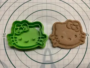 Hello kitty head cookie cutter