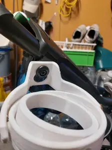 Cup gimbal for clicgear / rovic golf trundler