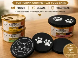 Smart Gourmet Cat Food Can Lid, for Cat Cover 66mm