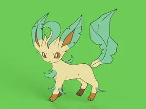 Leafeon Wall Art