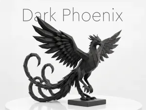The Immortal Low-Poly Phoenix