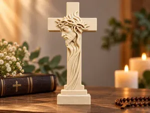 Jesus Christ Crucifix – 3D Printed Religious Cross