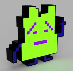 Aqua Teen Hunger Force ATHF Mooninite LED Lamp