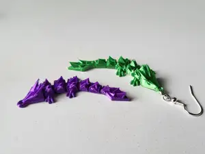 flexi dragon earrings