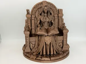 Gothic Sorceress on Throne - Dark Fantasy Set 2/7