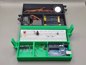 Portable Arduino Electronics Organizer