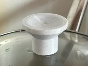190mm Pot Lid Knob for M6 insert (7.5mm hole)