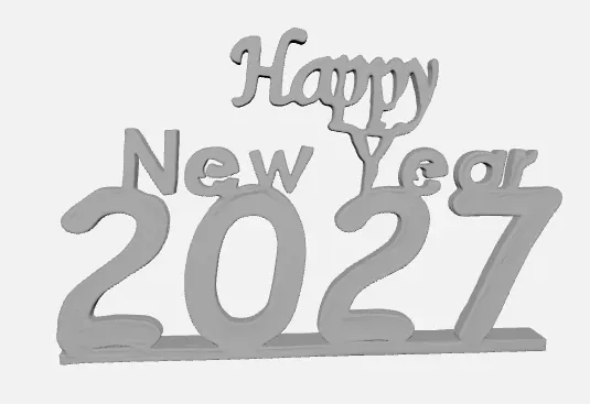 Happy New Year 2027 Celebration Sign — Image 4 of 4