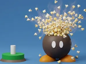 Super Bob-omb Popcorn Movie Bucket