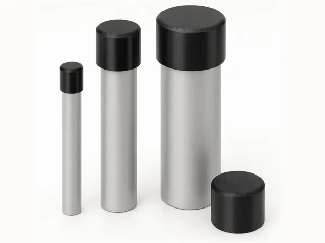 Round Tube End Caps – External Push-Fit Covers