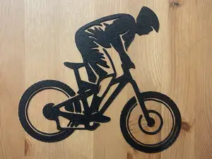 Mountain bike wall art
