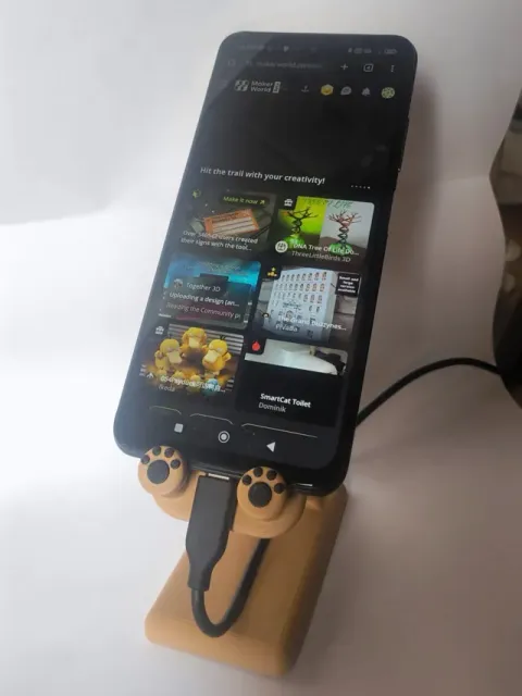cute bear phone holder — Image 2 of 7