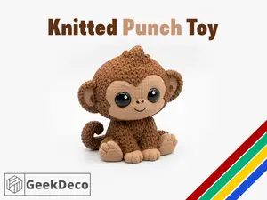Baby Punch Toy – Knitted Plush Style