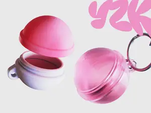 Lollipop Keychain Container Y2K