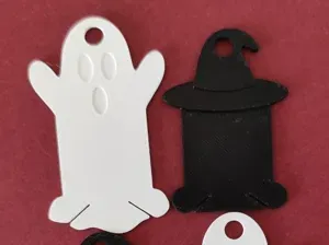 Ghost & Witch’s Hat Cross Stitch Floss Bobbins