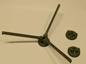 Fletching Jig w/ L, R, Straight hubs snap assembly