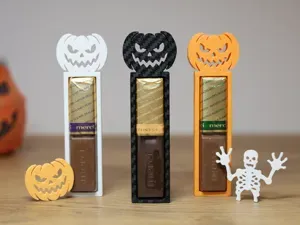 Halloween Pumpkin Chocolate Holder for Merci
