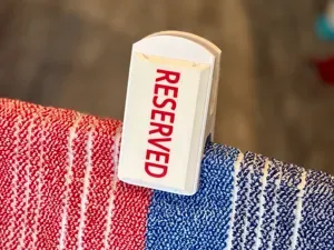 "Reserved" Towel Clip