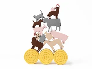 Farm Animal Stack - Balance & Skill Game
