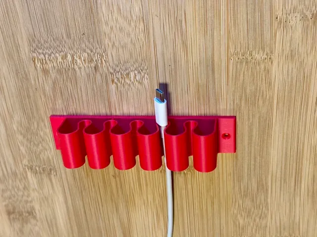 5 Slot Cable Organizer – Desk & Wall Cable Holder — Image 10 of 10
