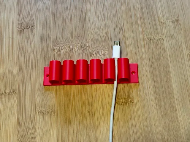 5 Slot Cable Organizer – Desk & Wall Cable Holder — Image 5 of 10