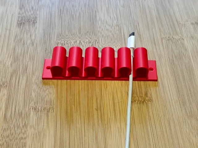 5 Slot Cable Organizer – Desk & Wall Cable Holder — Image 8 of 10