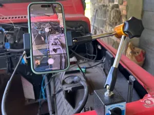 Phone Mount for Dial Indicator Arm - photo&video