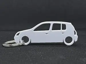 Renault Clio 2 5 door silhouette / keychain