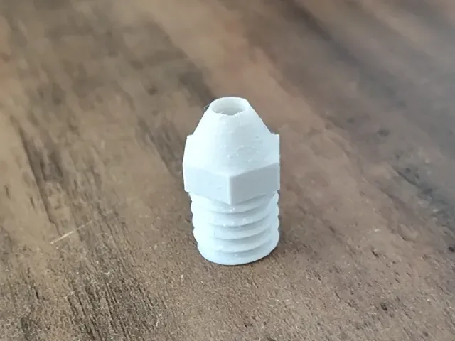 3D printer nozzle for toothpaste tubes