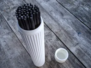 Storage jar with lid for 350mm welding electrode