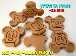 Mickey Waffle Slider + Flip Fidget (Pixie Dusting)