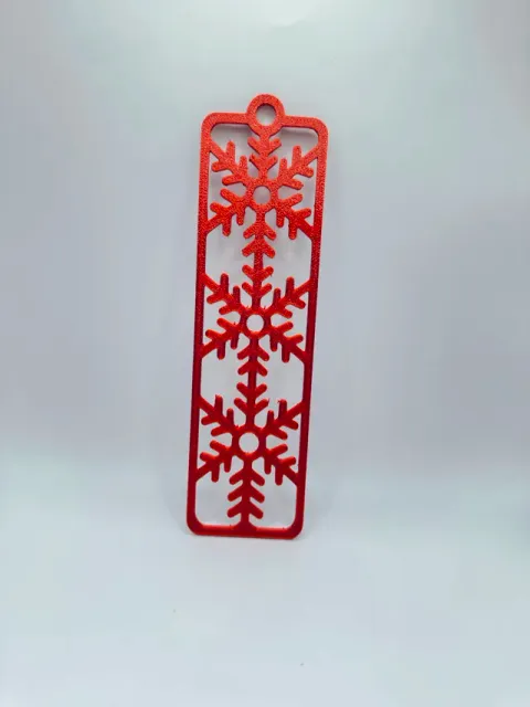 Christmas Snowflake Triple Snowflake Bookmark — Фото 10 из 11