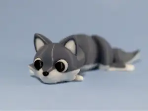 Articulated Wolf - Print in Place