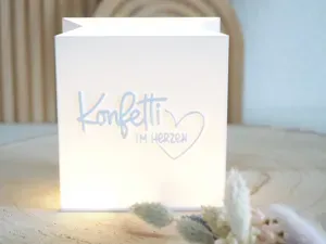 Lichttüte Konfetti im Herzen