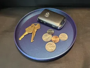 150mm Round Simple Key & Coin Trinket Tray
