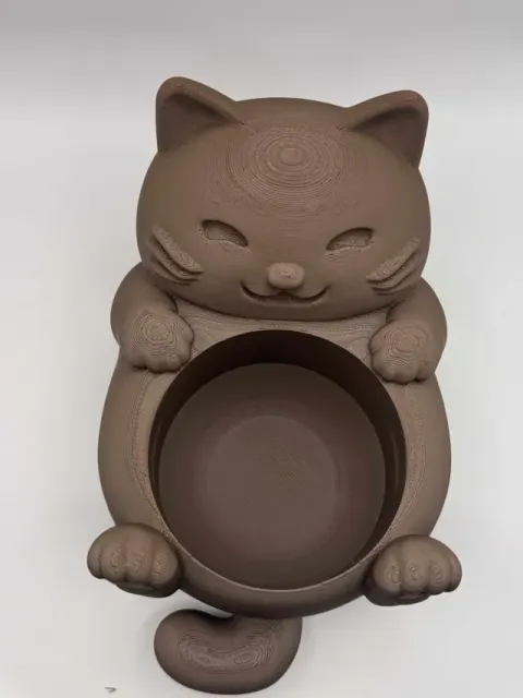 Cat Bowl – Chubby Cat Figurine with Belly Bowl — Фото 4 из 6