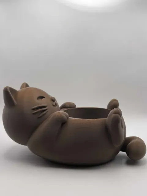 Cat Bowl – Chubby Cat Figurine with Belly Bowl — Фото 6 из 6