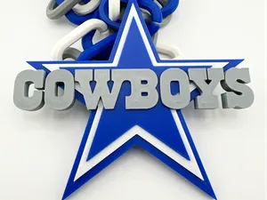 Cowboys Fan Necklace - Just Medallion 