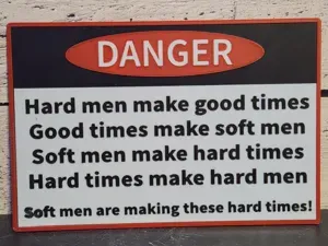 Hard Times Sign